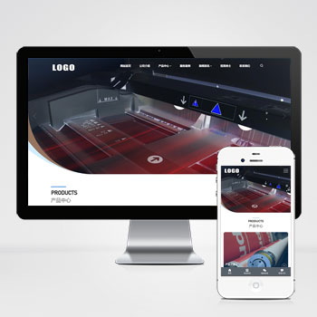 web003，自适应大气的企业产品展示网站模板